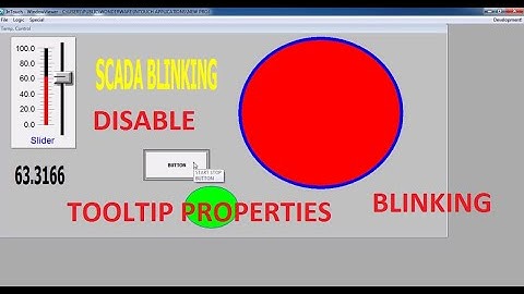 BLINKING, DISABLE & TOOLTIP PROPERTIES IN INTOUCH SCADA SOFTWARE TUTORIAL PART:10