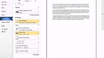 Office 2010 Class #14: Word Print Preview and Print Dialog Box Are The Same