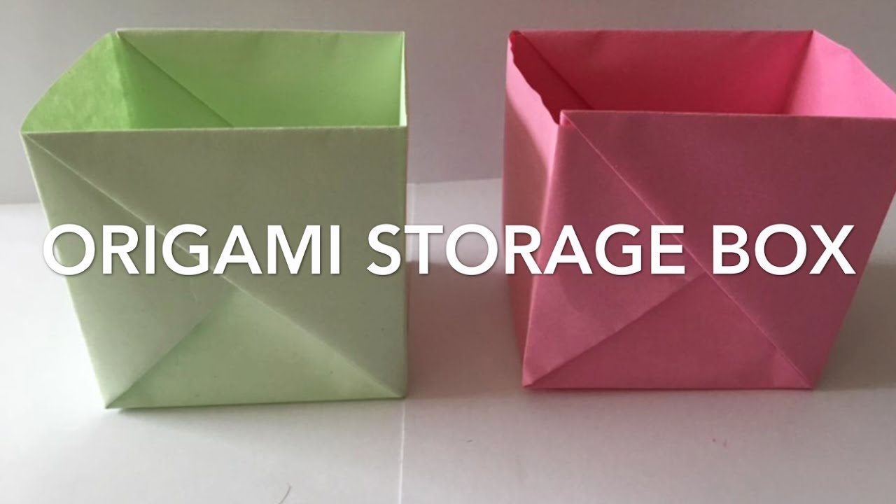 Origami Storage Box – Paper Tree - The Origami Store