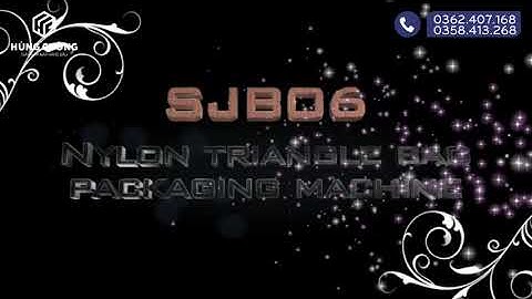 Máy đóng gói trà túi lọc tam giác 6 đầu cân điện tử SJB06