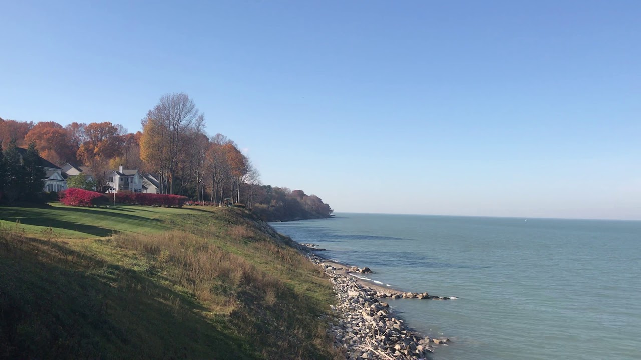 Lake Erie from Tuttle park in Madison Ohio YouTube