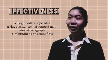 Recognizing the Parts of Simple Paragraph