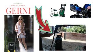 Gerni High Pressure Water Cleaner Gun. LEAKY HANDLE. FIXED?