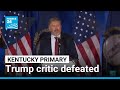 Trump purges another Republican critic with Massie defeat in Kentucky • FRANCE 24 English