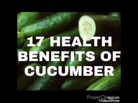 17 HEALTH BENEFITS OF CUCUMBER - YouTube