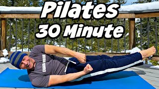 30 Minute Full Body Mat Pilates Core Workout with Sean Vigue Fitness