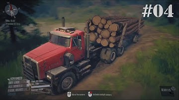 Spintires Mudrunner GRIZZLY CREEK Map End   loding, transport & unload  Gameplay Walkthrough Part 04