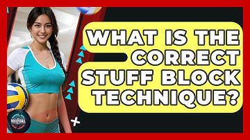 What Is The Correct Stuff Block Technique? - The Volleyball Hub