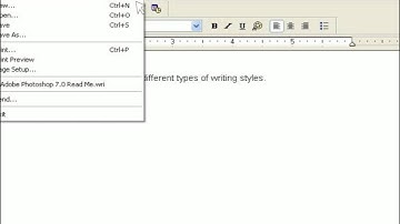 Password 2: Chapter 8- WordPad