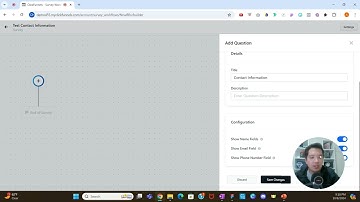 The New Contact Information Question Inside Of The Survey Workflow App in ClickFunnels 2.0