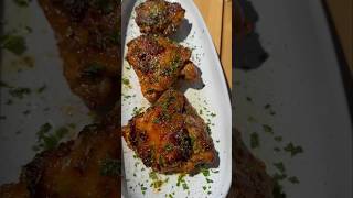 Crispy Oven Baked Chicken Thighs | Chef Alden B | flychefaldenb foodie recipe food dinner