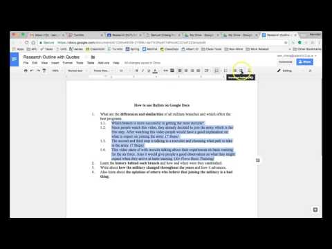 Video: Hoe gebruik je verschillende opsommingstekens in Google Docs?