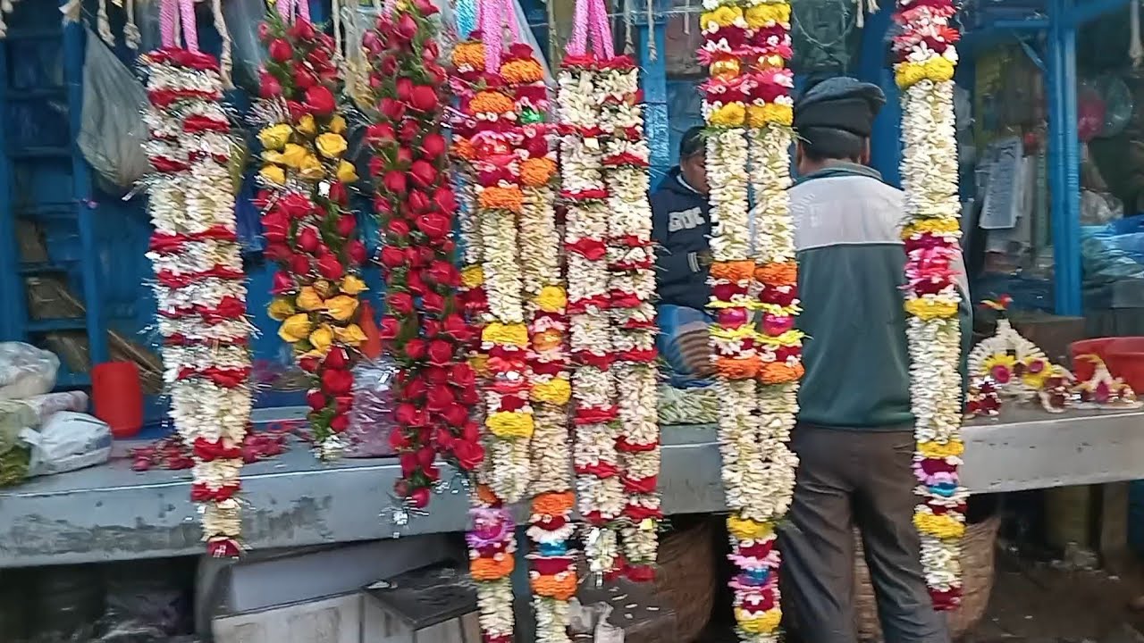 চলুন ঘুরে দেখাই বিশ্বের বড়ো ফুলের মার্কেট || হাওড়ার ফুলের বাজার || daily vlog ll  