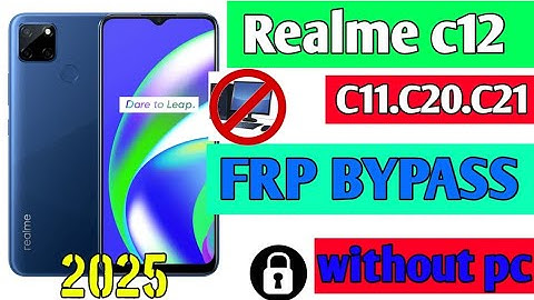 Realme C12 Frp Bypass Without PC !! RMX2189 !! Google Account Bypass!! Realme C12 Frp Bypass!! 2025
