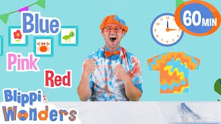 blippi makes tie dye t shirts blippi blippi wonders videos for kids