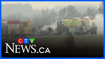 Plane crash-lands at North Carolina airport