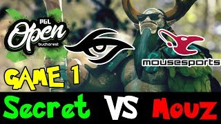 Welcome Back Secret.Fata!! - Team Secret vs mousesports -  PGL DOTA2 OPEN Dota2