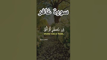 سورة غافر #دويتو #اكسبلور #دعاء #quran #duet #دعاءمستجاب #تيك_توك #صباح_الخير #لايك #فولو