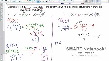 1 8 Inverse Functions part 1