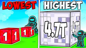 Merging Blocks To The Highest Level In Roblox Merge Simulator