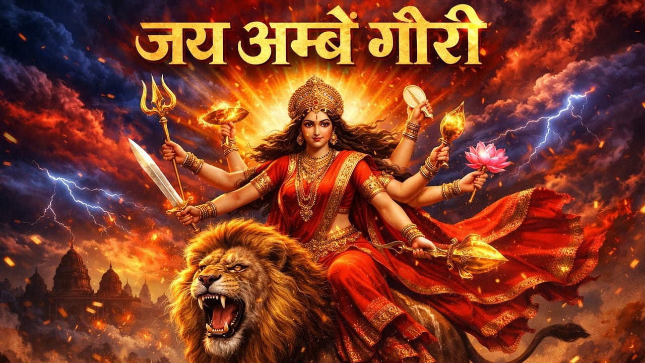 जय अम्बे गौरी – शक्तिशाली देवी दुर्गा भजन | Navratri Special | Kivo Bhajan