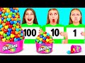 100 Layers of Food Challenge | Amazing Food Challenges by BaRaFun