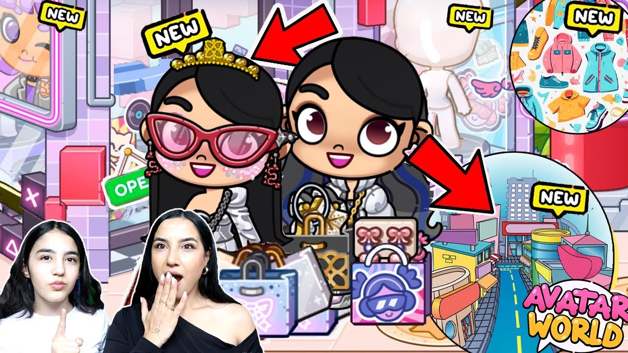 Avatar World Anne Kız 24 SAAT Alışveriş Yaptık İlkim Neler Aldı? Ben Neler Aldım? Seval Games