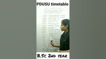 pdusu exam date 2023|pdusu exam time table 2023
