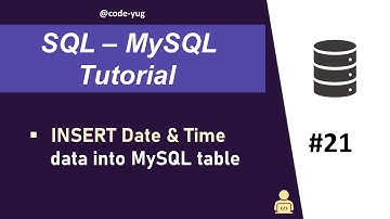MySQL Tutorial for Beginners in Hindi | Insert Date and Time Data into MySQL Table