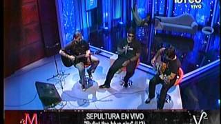 Sepultura - Bullet The Blue Sky (U2) - Acoustic Live in MV (2011)