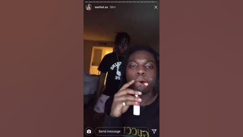 Warhol SS playing Playboi Carti snippet - Movin Different
