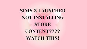 Sims 3 Store Content Not Installing In Game Launcher. QUICK FIX