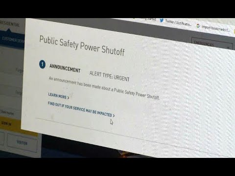 How To Use The PG&E Outage Website