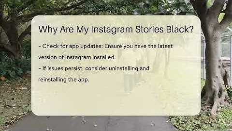 Why Are My Instagram Stories Black? - Everyday-Networking