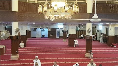 صلاه العشاء والتراويح من مسجد معاذ بن جبل بجده ليله ٢٦/٩/١٤٣٩ للقارئ إلياس بخش