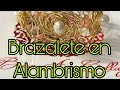 Brazalete/ pulsera de alambrismo libre #alambrismo #brazalete #pulsera #bisuteria #diy