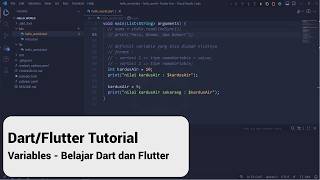 Variable - Belajar Dart dan Flutter