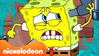 SpongeBob | Saat SpongeBob Menghancurkan Rumah 🏠 | 45 Menit | Nickelodeon Bahasa