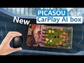 Faster! All-New PICASOU CarPlay AI box with Qualcomm Octa Core | SIM Card Available | 4+64GB