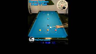 Darren Appleton 9 Ball “I” Drill (Free Pool Lessons)