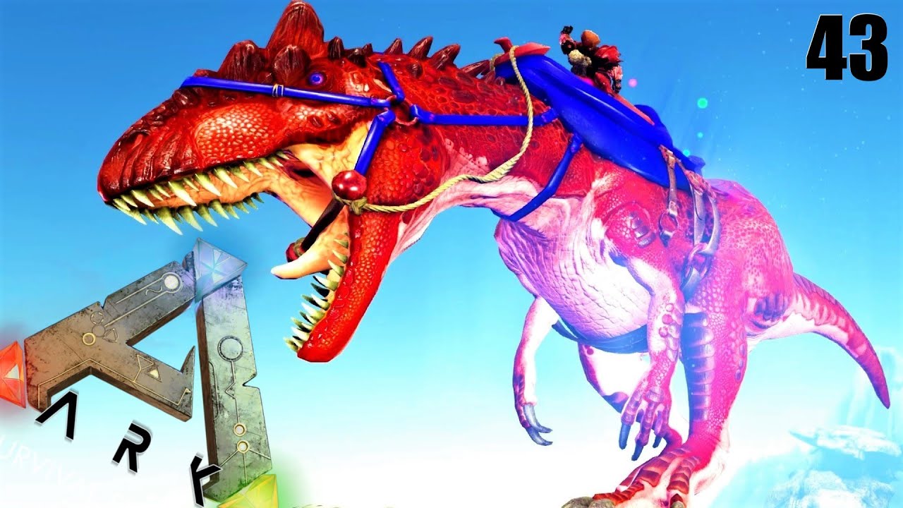 TAMING SHINY CELESTIAL ALLOSAUR & ROCK DRAKE DEN! | ARK Survival Evolved Modded Primal Fear E43