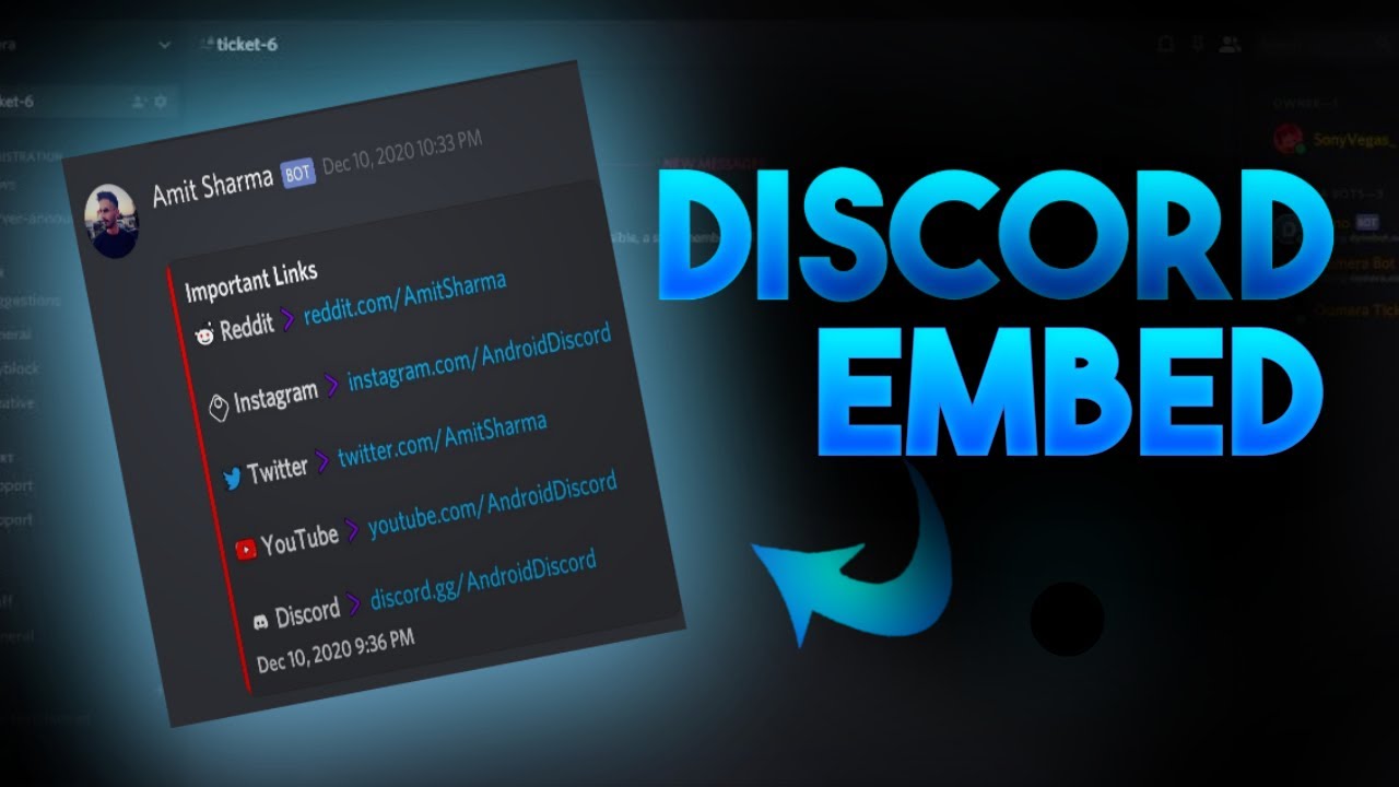 How To Use Embed Message - Discord Custom Embed Message Guide 