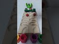 【slope♯1】Spider-Man Colorful wooden Toys Oddly satisfying #shorts #satisfying ♯１@marblerun-asmr
