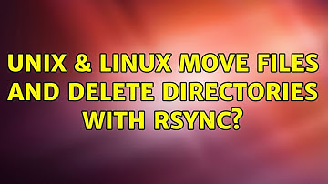 Unix & Linux: Move files and delete directories with rsync? (3 Solutions!!)