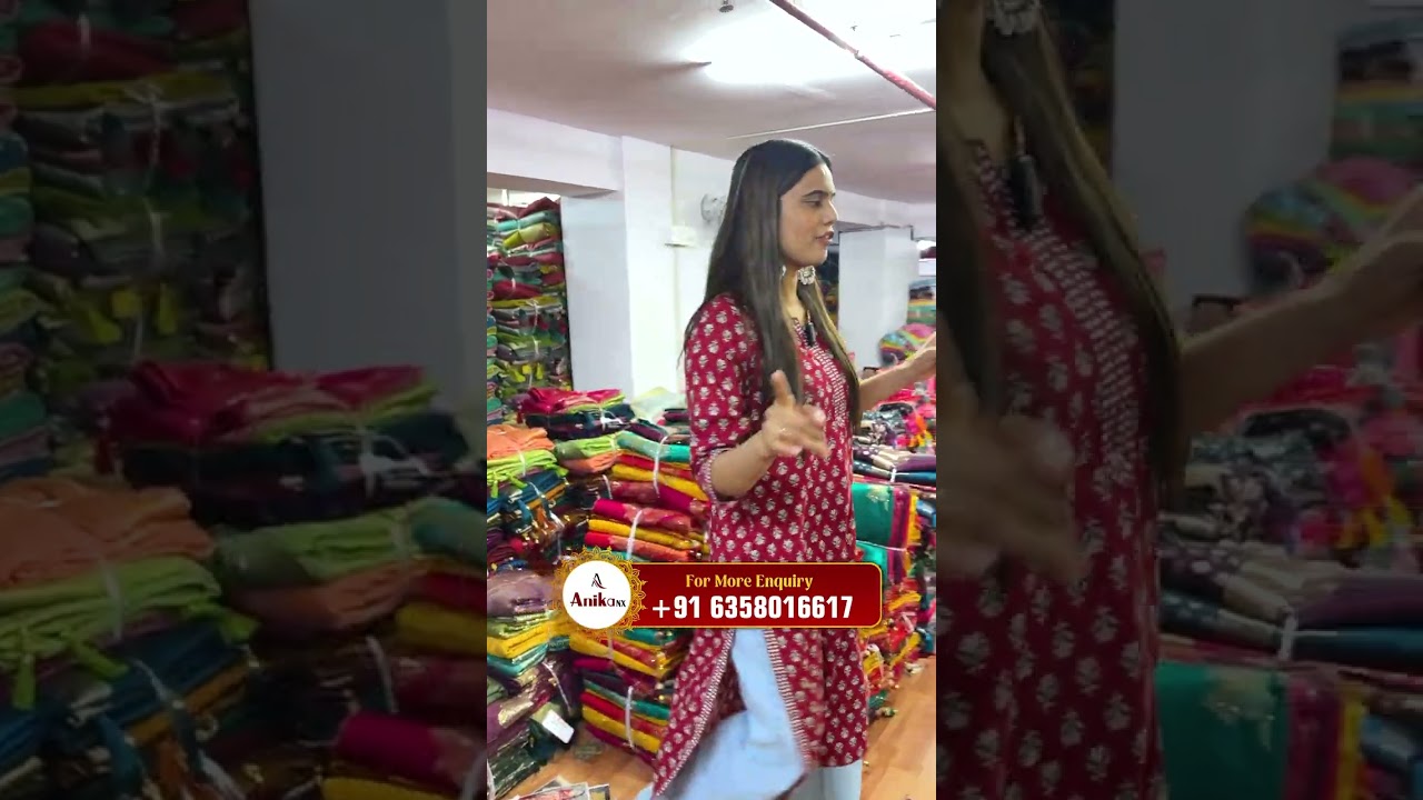 saree wholesale market in surat | saree manufacturer in surat | wholesale saree market