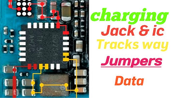 Oneplus 6 charging ic tracks ways jumpers data