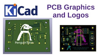 Add graphics and logos to PCBs in KiCAD