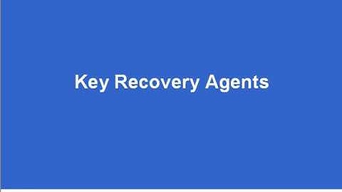 Win2003   Key Recovery Agent
