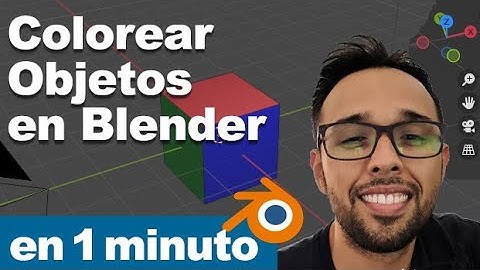 Cómo colorear objetos en blender