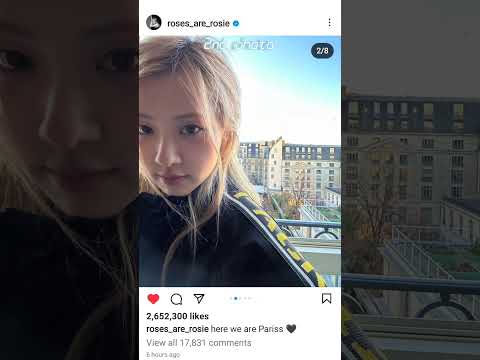 Proof Rosé's Post Are Related To Kim Taehyung Taehyung Bts Rosé Blackpink